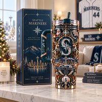 SEA Winter Compass - Ornamental Holiday Tumbler Composition