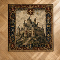Fleur-de-Lis Keep - Tapestry Castle Floor Composition